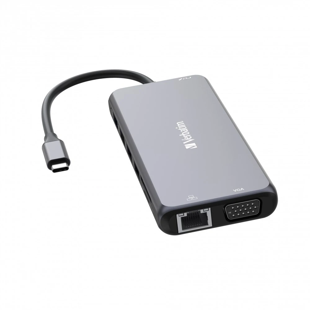 Verbatim CMH-14 C tipo USB 5000 Mbit/ai Sidabras