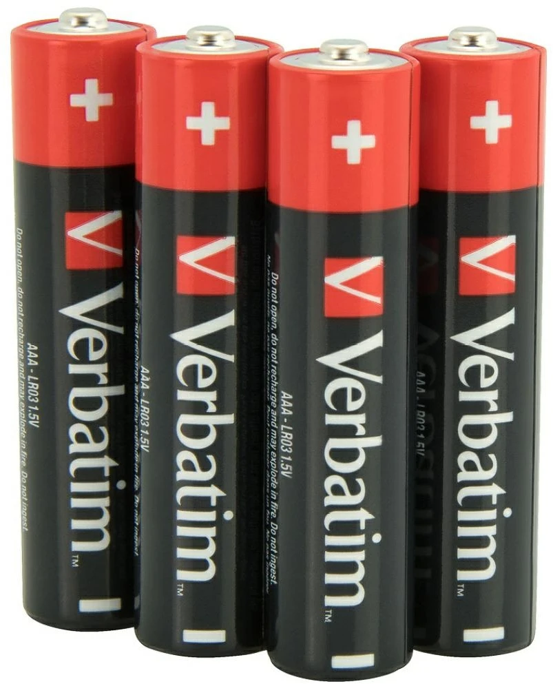 Verbatim Alkaline Baterija AAA LR03 4vnt 49500