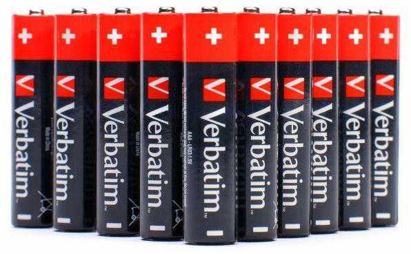 Verbatim Alkaline Baterija AAA LR03 10vnt 49874