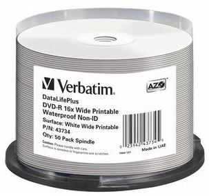 Verbatim DataLifePlus 4,7 GB DVD-R 50 vnt