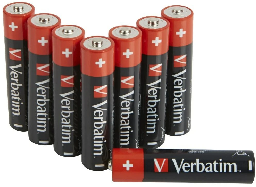 Verbatim Alkaline Baterija AAA LR03 8vnt 49502