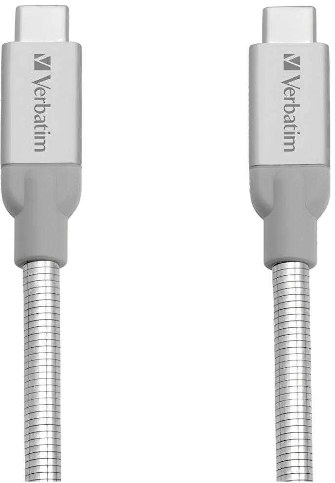 Verbatim 48867 USB kabelis 0,3 m 3.2 Gen 2 (3.1 Gen 2) USB C Sidabras
