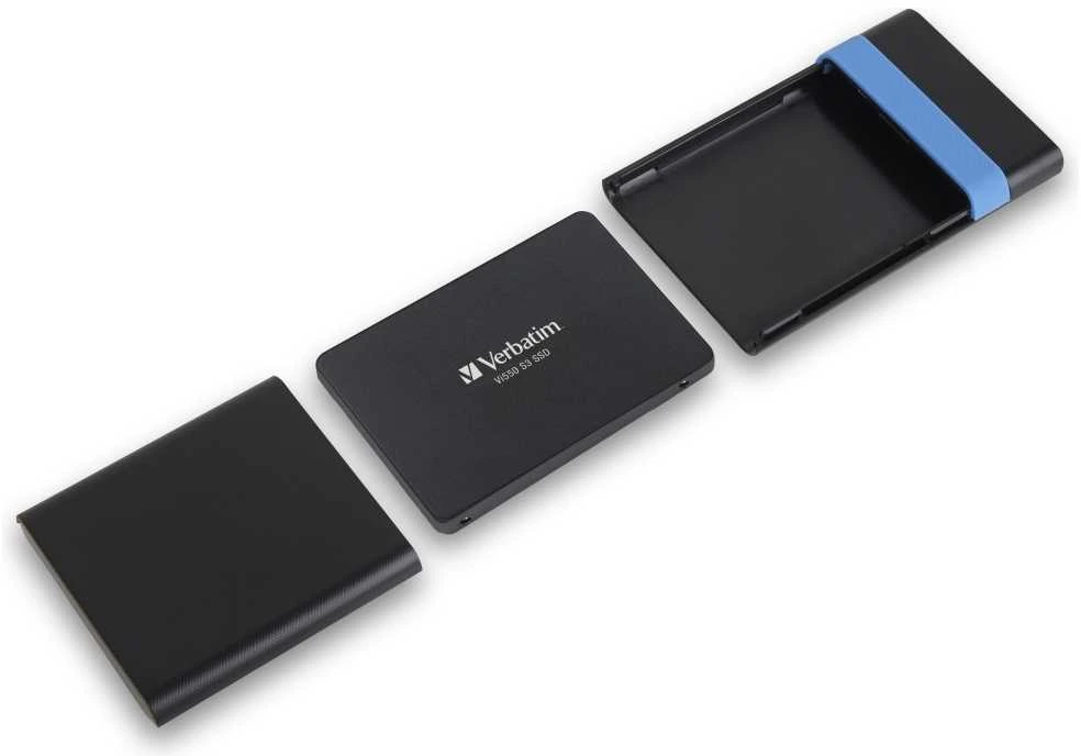 Verbatim Metal Enclosure skirtas Drive Store ‘n’ Go 2.5″ USB 3.2 juodos spalvos 53106