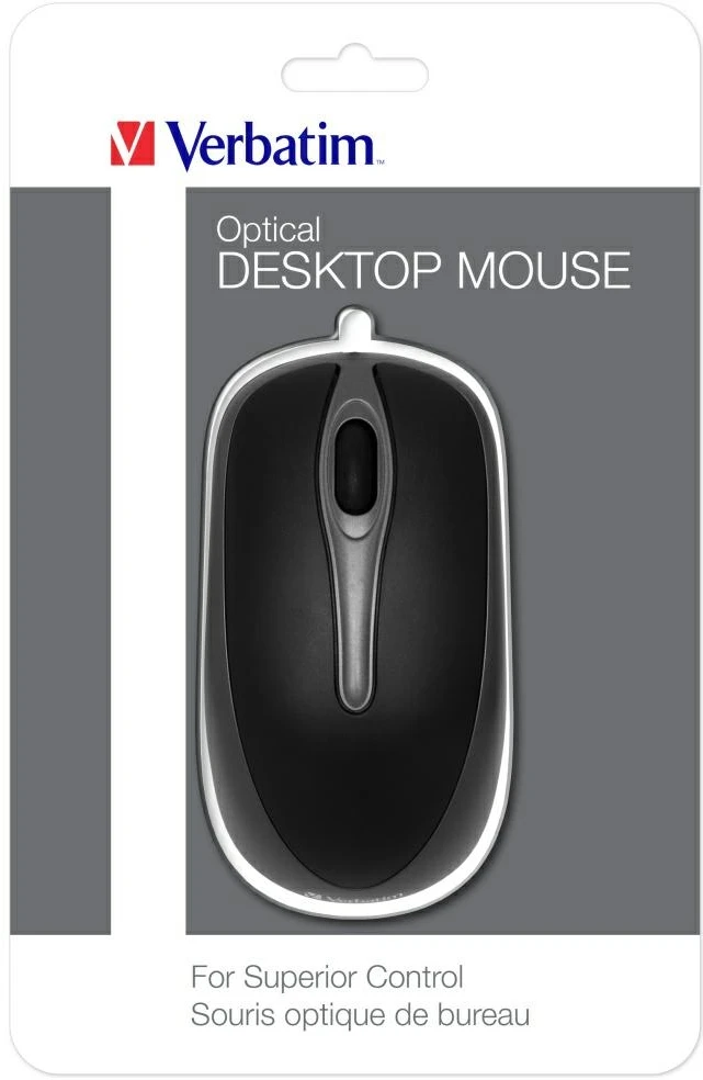 Verbatim Optinė pelė USB-A 1000 dpi juodas 49019
