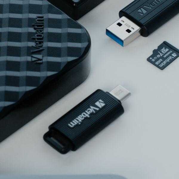 Verbatim Pendrive 32GB USB-C juodos spalvos 49457