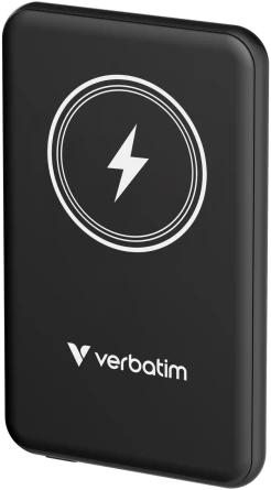 Verbatim 32240 Charge ‘n’ Go Magnetic Wireless Išorinė baterija (Power Bank) 5000mAh, Juoda