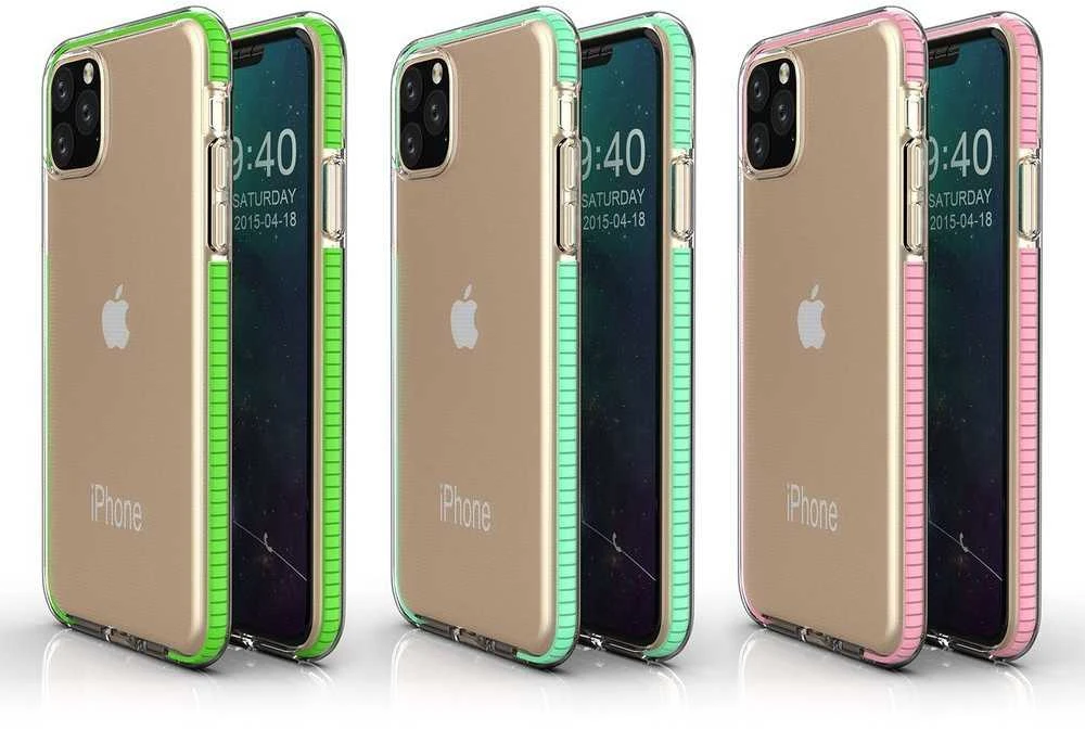 Dėklas Rožinė VERGE CASE GEL IPHONE 11 PRO MAX Rožinis