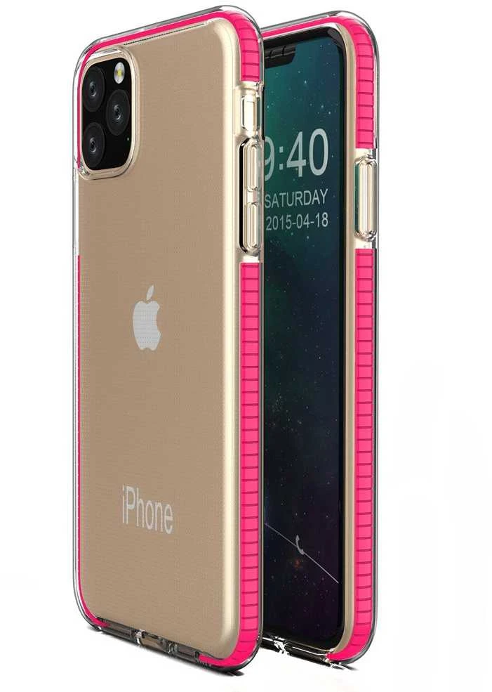 Dėklas Rožinė VERGE CASE GEL IPHONE 11 PRO MAX Rožinis