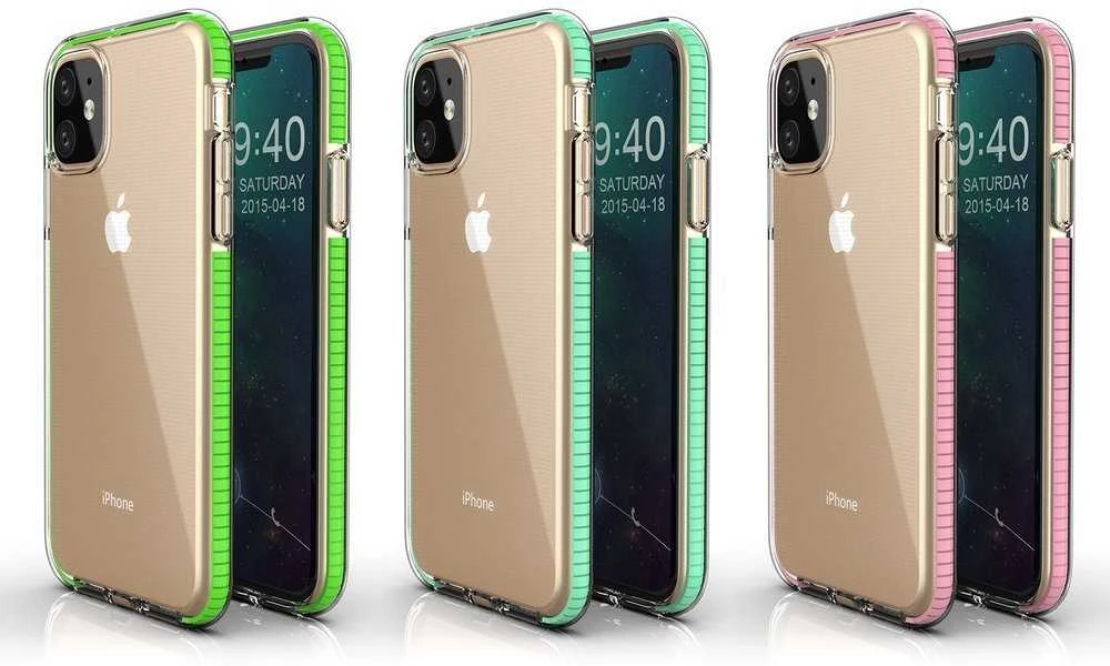 Dėklas Rožinė VERGE CASE GEL IPHONE 11 PRO Rožinis