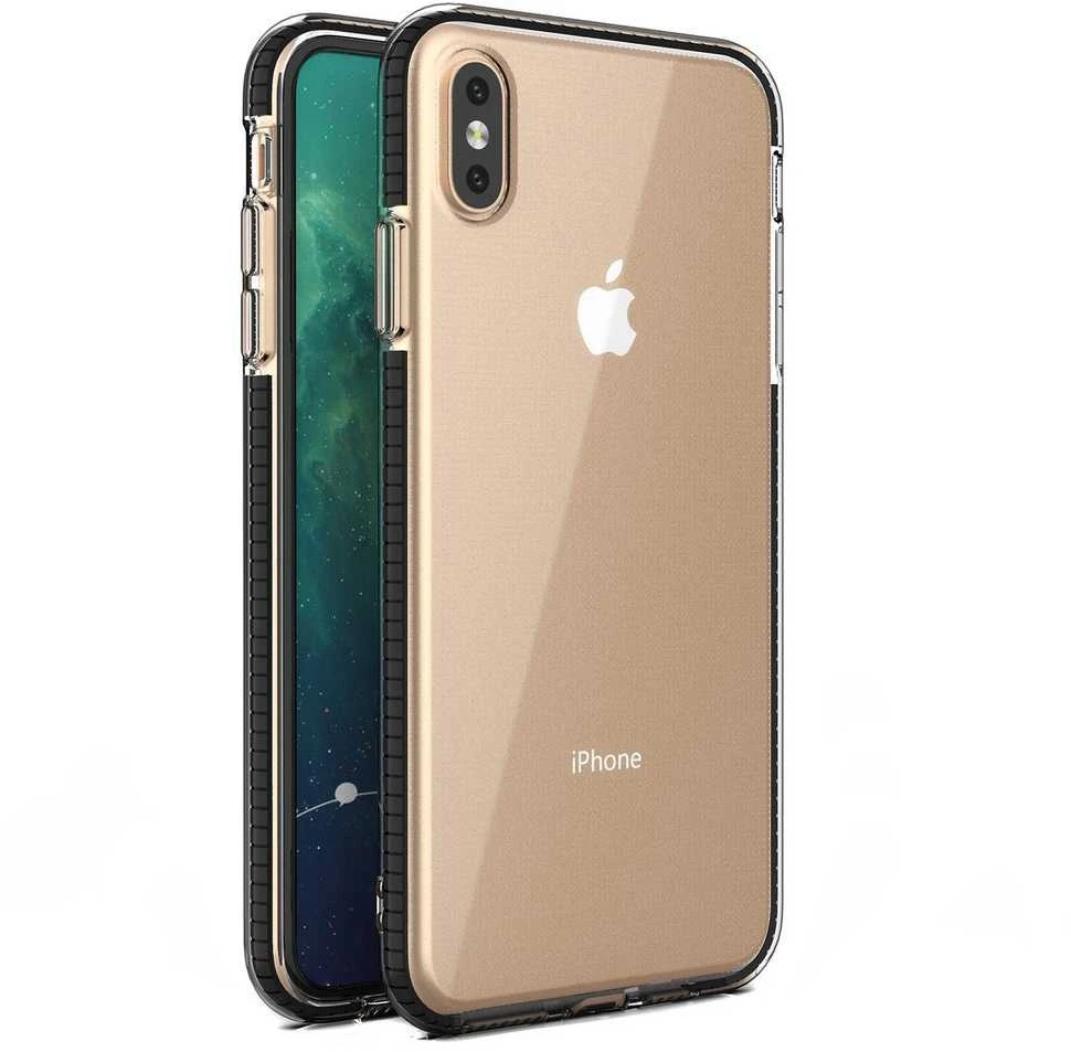 Dėklas VERGE CASE GEL IPHONE XS MAX Juodas
