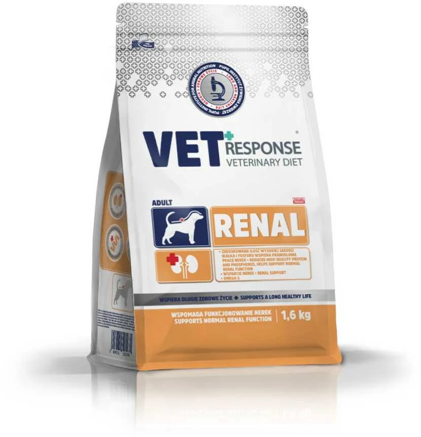 VET RESPONSE Renal – sausas Maistas šunims – 1,6kg