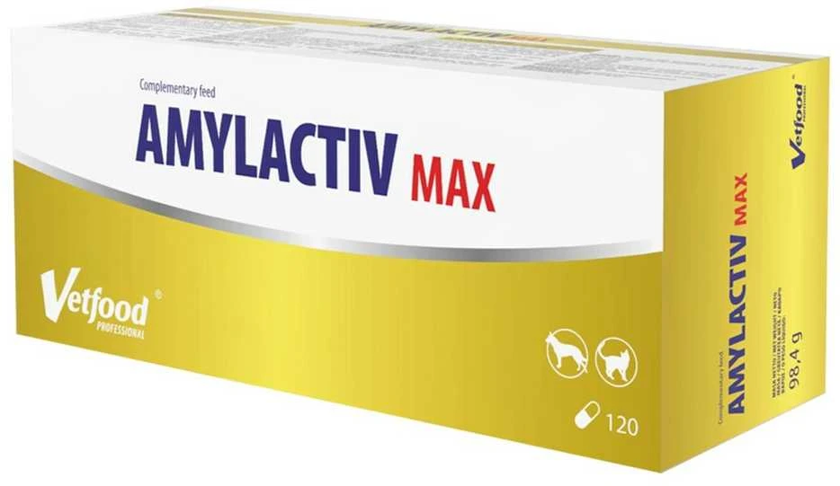 VETFOOD Amylactiv Max – papildai šunims ir katėms – 120 vnt.