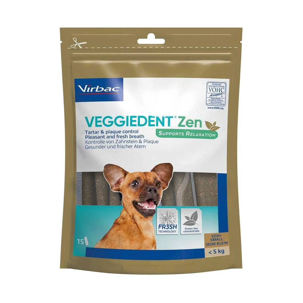 Gyvūnų maistas - VIRBAC Veggiedent Zen XS Dantų kramtukas Be vištienos Be glitimo