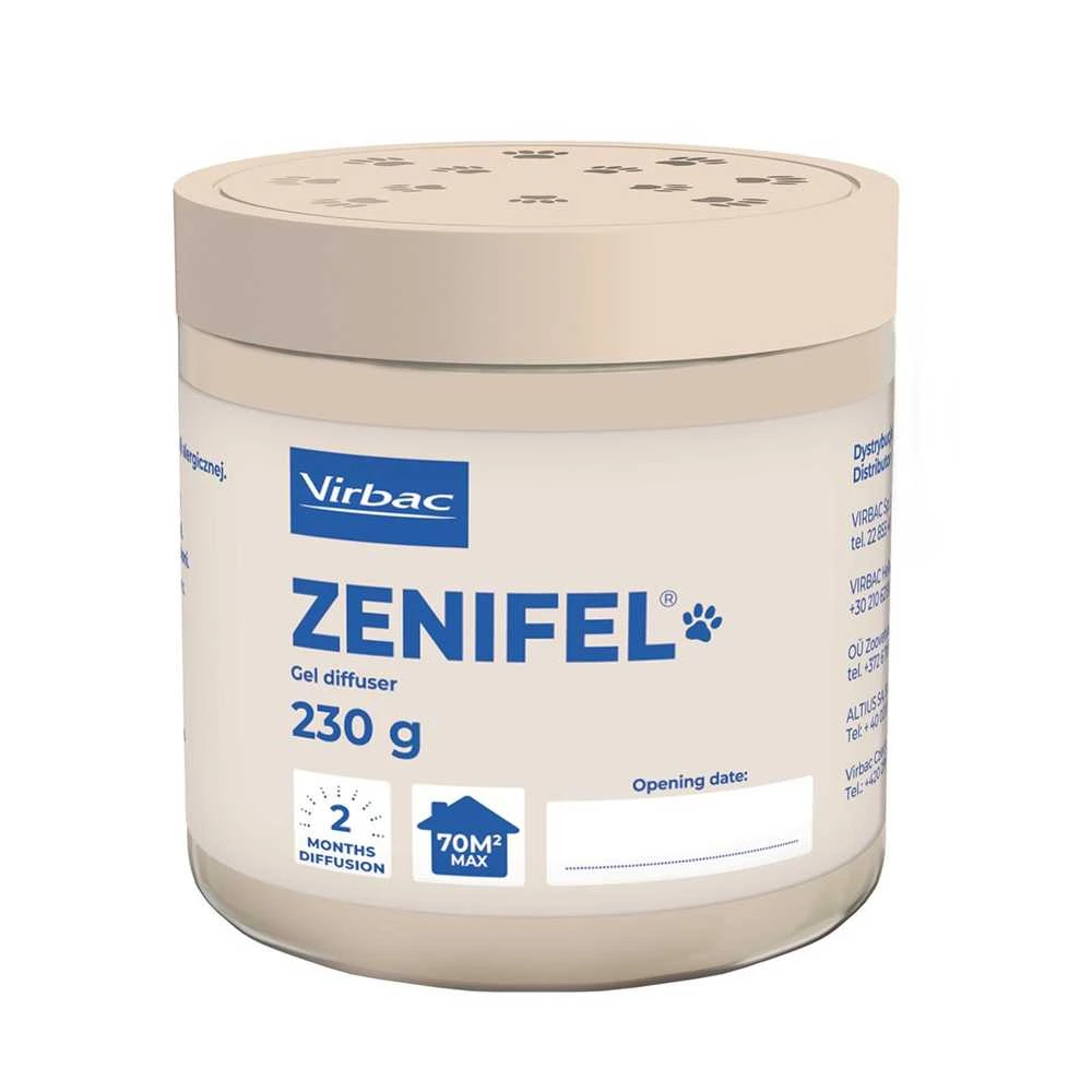 Gyvūnų reikmenys - Virbac Zenifel Gel Diffuser with Calming Cat Pheromones 230g