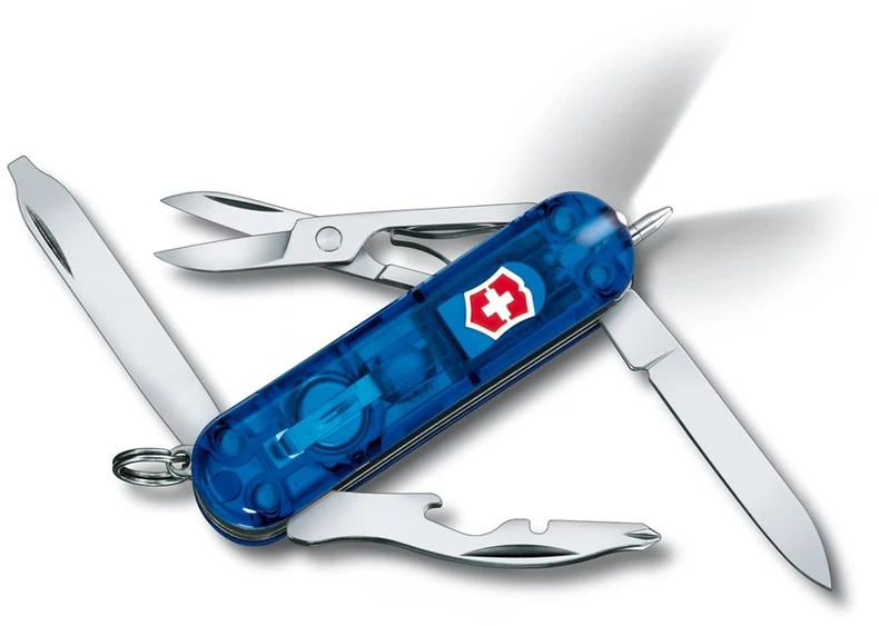 Victorinox V-0.63 66.T2 Pocket Knife Midnite Manager, mėlynas transparent
