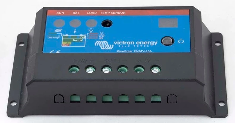 Victron Energy Įkrovimo valdiklis BlueSolar PWM 12/24V 10A su laikmačiu