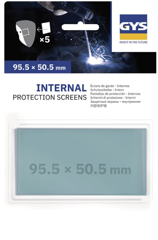 Vidinis apsauginis stikliukas GYS suvirinimo kaukėms LCD 96x50