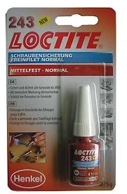 Vidutinio tvirtumo sriegių fiksavimo priemonė 243 5ml, LOCTITE