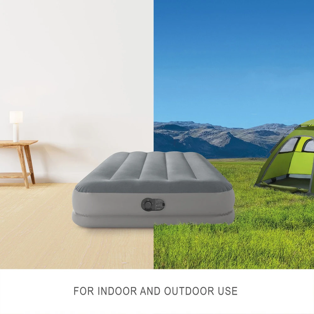 INTEX pripučiamas čiužinys 191x99x30 cm su integruota elektrine pompa 64112