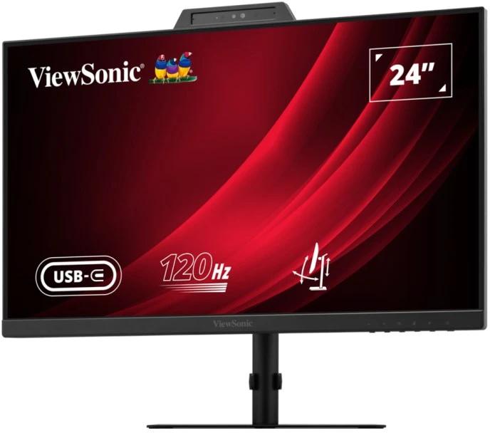 Monitorius - ViewSonic VG2441V 24 colių Full HD IPS, HDMI, USB-C, Juodas