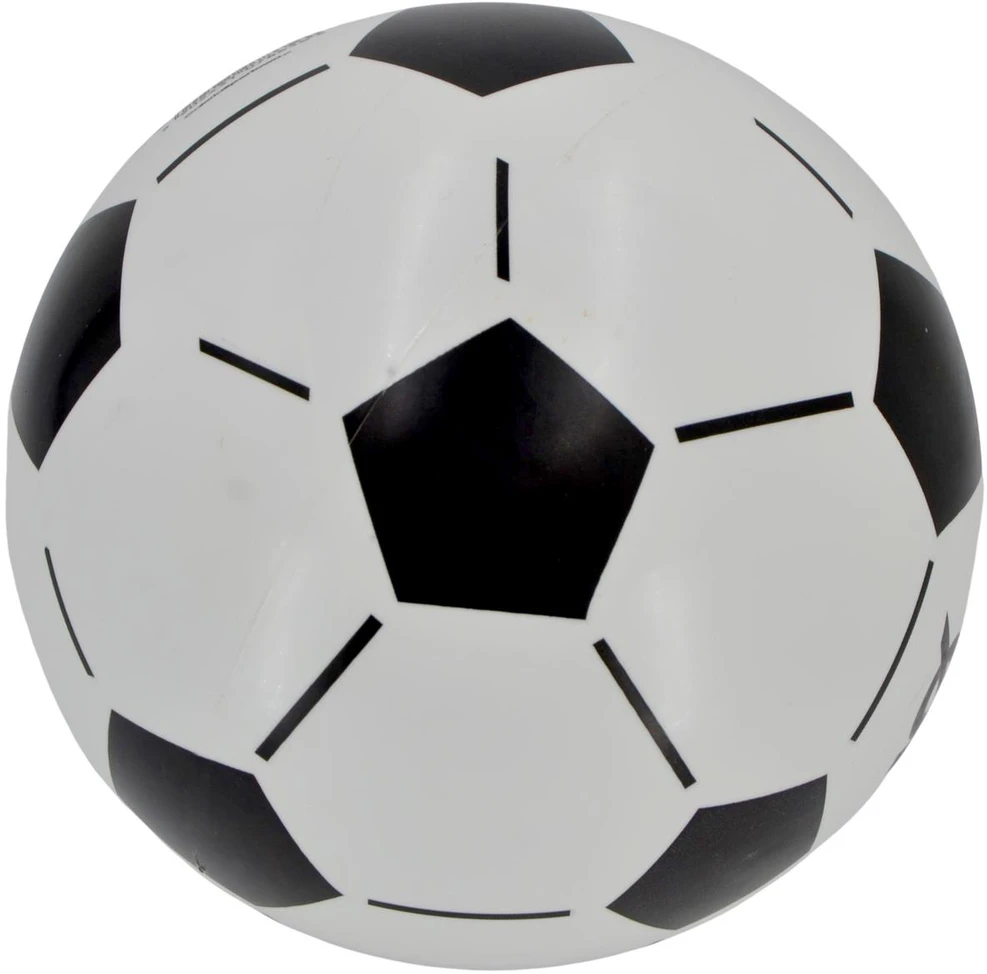 VINILINIS FUTBOLO KAMUOLYS BORUŽĖLĖ Baltas-Juodas 21CM 85G ENERO 1078656