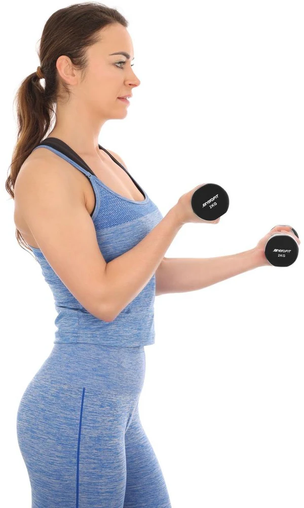 Vinilinė hantelis 2kg Enero Fit