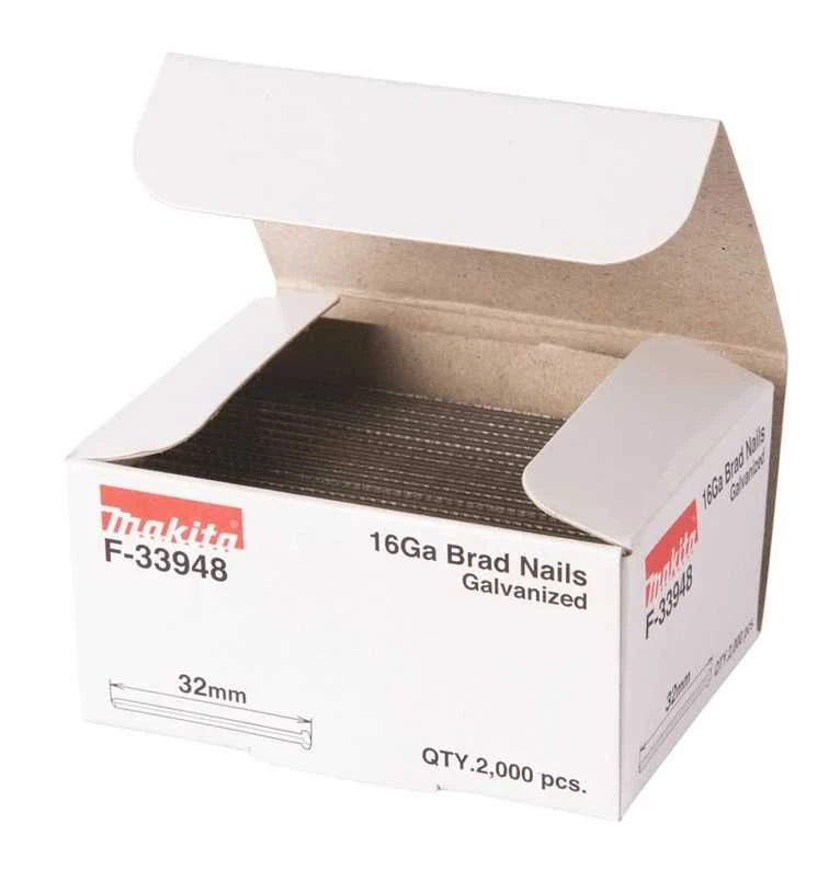 Makita F-33948 Smeigės 1,6X32mm 16ga 2000vnt.