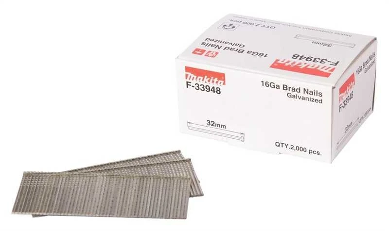 Makita F-33948 Smeigės 1,6X32mm 16ga 2000vnt.