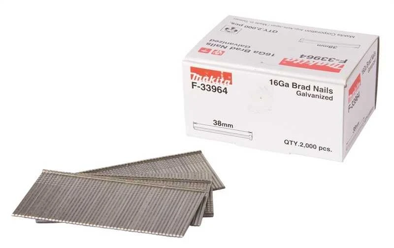 Makita F-33964 Smeigės 1,6X38mm 16ga 2000vnt.