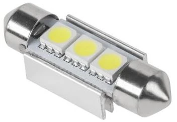 Vipow Automobilio LED lemputė SV8.5 11x36mm 3x5050 SMD