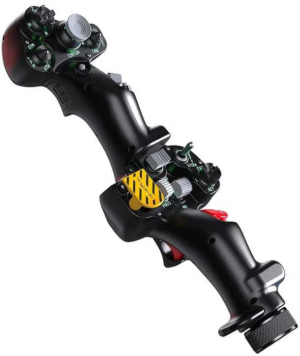 VIRPIL Controls Dual-SF Collective Grip, RGB, two-handed - juodas