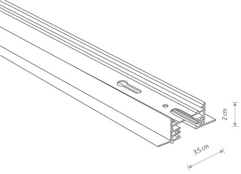 Virštinkinis bėgelis Nowodvorski Profile Track 9448, 1000 mm