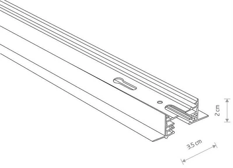 Virštinkinis bėgelis Nowodvorski Profile Track 9450, 1000 mm