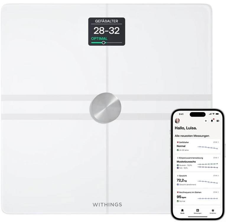 Withings Svarstyklės Body Comp - Baltos spalvos
