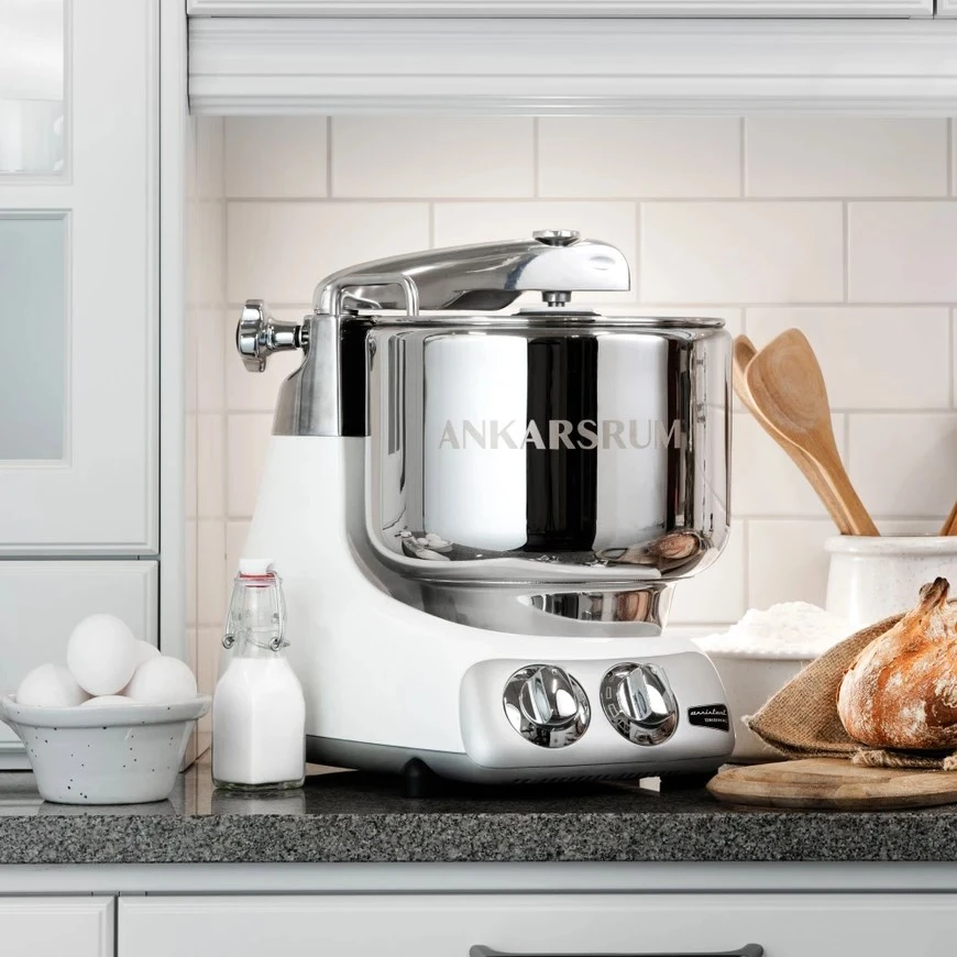 Virtuvinis kombainas AN4 Ankarsrum Assistent Original Pastatomas plaktuvas 1500 W Balta