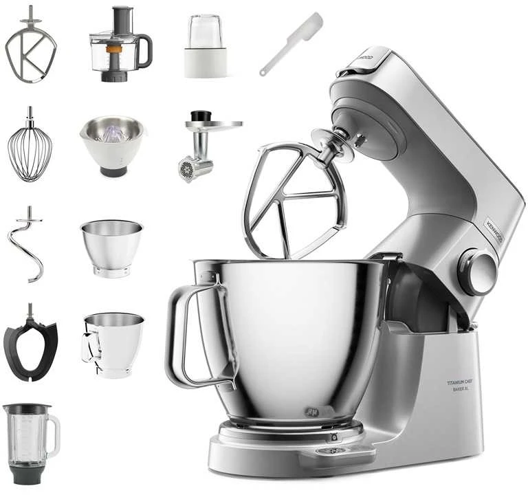 Virtuvinis kombainas Kenwood KVL85.704SI Titanium Chef Baker XL