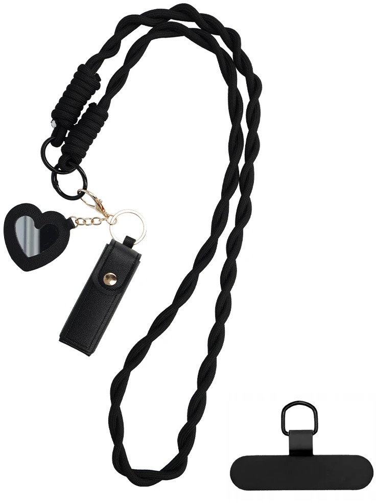 Fusion Accessories Virvelė telefonui GP-48 juodos spalvos