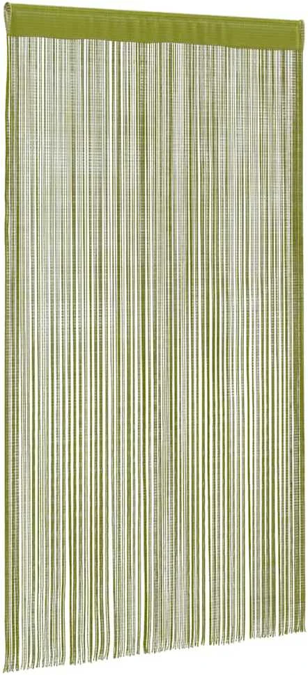 Virvelinės užuolaidos, 2vnt., 100x250cm, žalios spalvos
