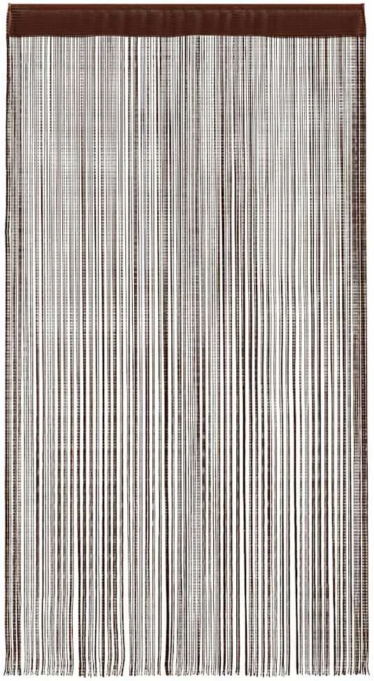 Virvelinės užuolaidos, 2vnt., 100x250cm, rudos spalvos