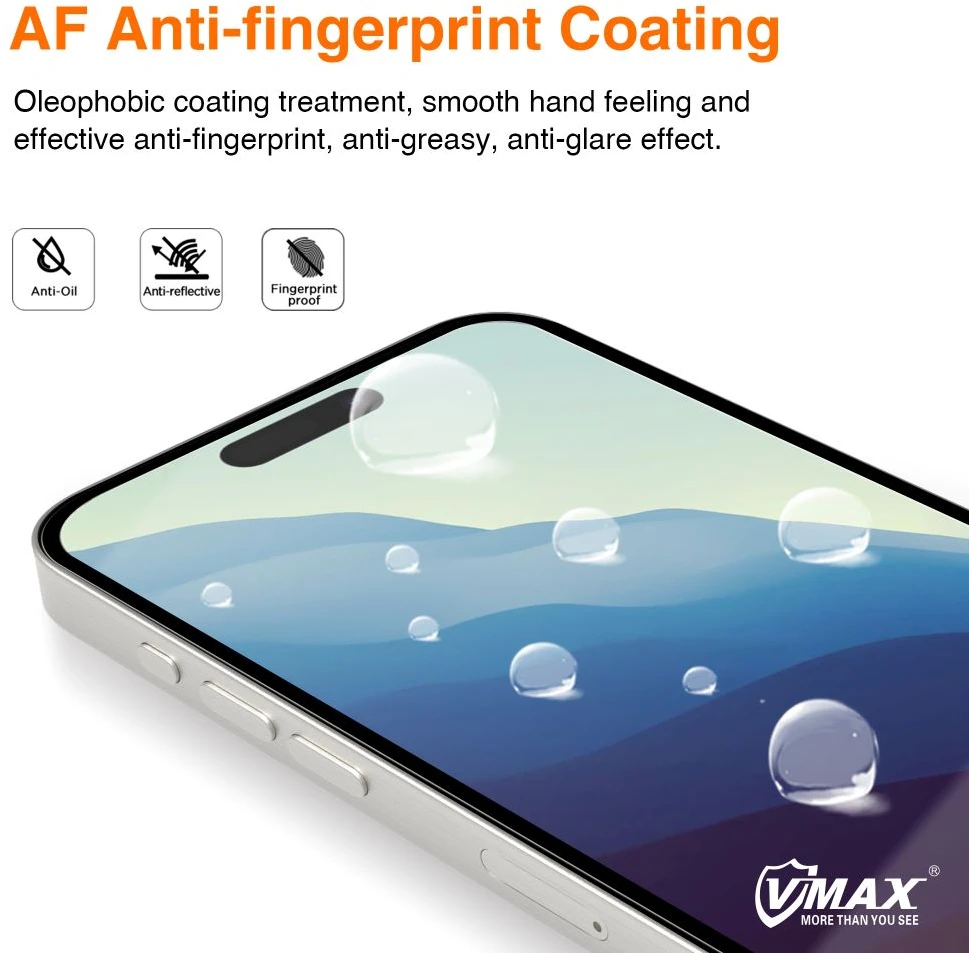 Vmax 9D grūdintas stiklas, skirtas Xiaomi Redmi 13
