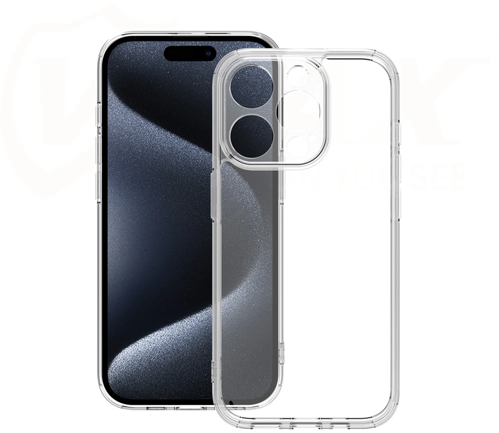 Vmax akrilinis apsauginis dėklas nuo smūgių, skirtas iPhone 7, skaidrus
