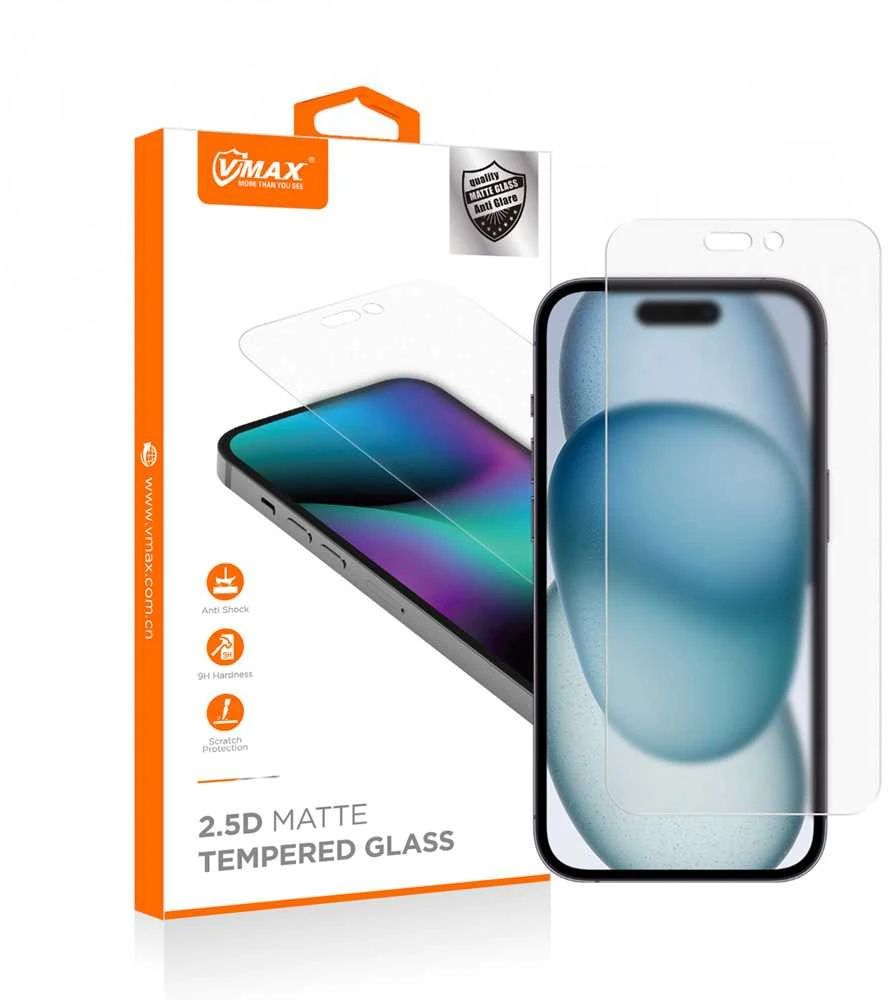 Vmax apsauginis stiklas 0.33mm clear glass Apple iPhone 12 / 12 Pro 6,1" matte