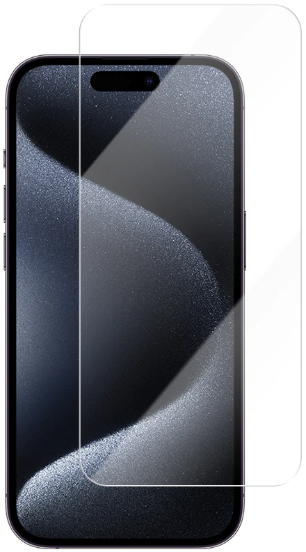 Vmax grūdintas stiklas 2,5D Normal Clear Glass, skirtas iPhone 15 Pro 6,1"