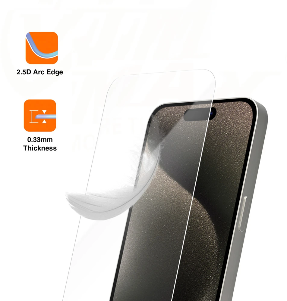 Vmax grūdintas stiklas 2,5D Normal Clear Glass, skirtas Xiaomi Redmi 13