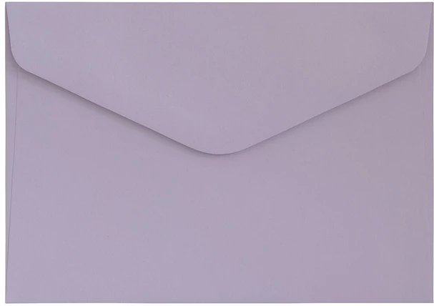 Vokai Galeria Papieru C6, lygūs, levandų spalvos, 130 g/m2, 10 vnt./pak.