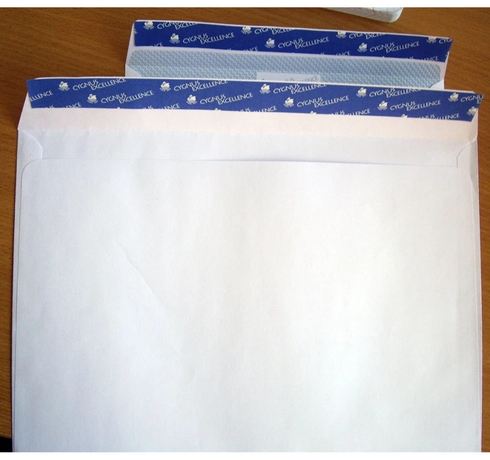 Vokas C65 Baltex, 114x229mm, 100g, su nuplėšiama juostele, baltos spalvos, 1vnt