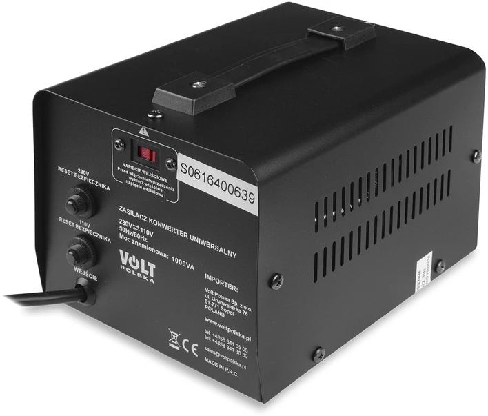 VOL VP 1000 230VAC/110VAC KEITIKLIS ĮTAMPOS
