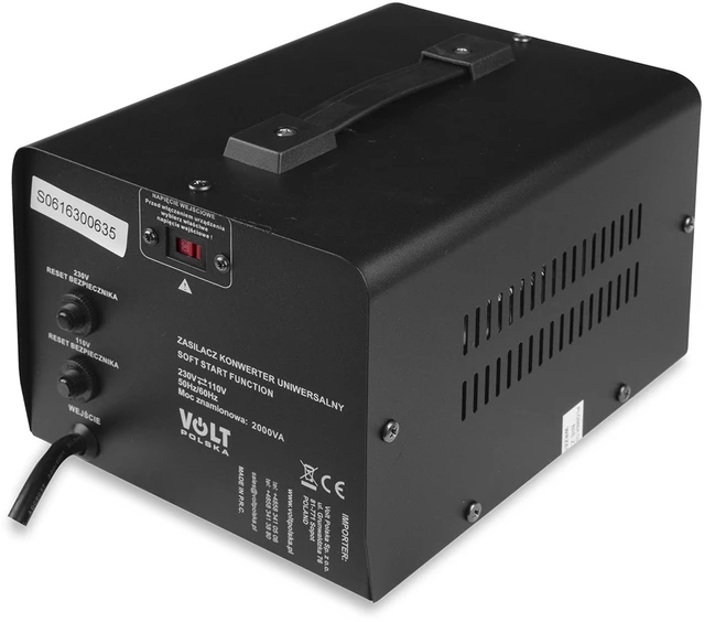 Įtampos keitiklis Volt VP-2000VA | 110–230 V / 230–110 V