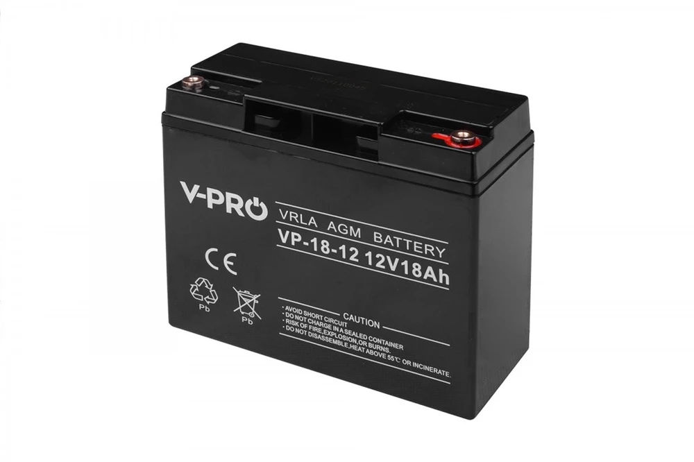 Lean Cars Gelio akumuliatorius VPRO AGM, 12V 18Ah