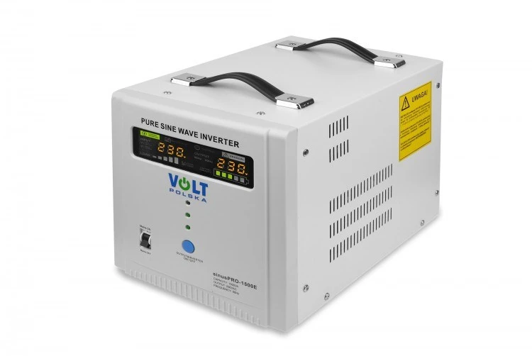 VOLT POLSKA SINUS PRO 1500 E 12/230V nepertraukiamo maitinimo resursai (UPS) „Line-Interactive“ 1,5 kVA 1050 W